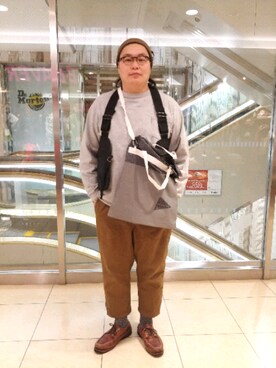 日下部氏さん(メンズ・180cm)の春コーディネート