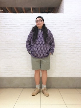 日下部氏さん(メンズ・180cm)の春コーディネート