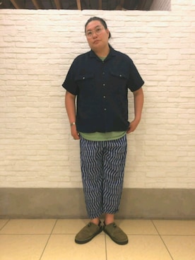 日下部氏さん(メンズ・180cm)の春コーディネート
