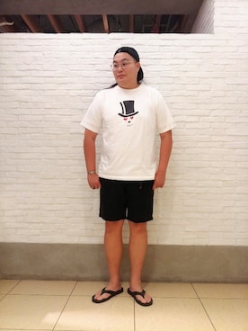 日下部氏さん(メンズ・180cm)の夏コーディネート