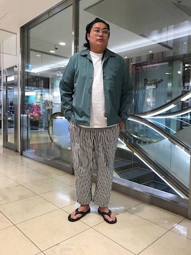 日下部氏さん（メンズ・180cm）の秋コーディネート