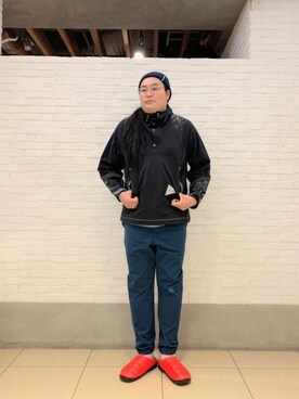 「and wander（アンドワンダー）のアイテム（ジャケット/アウター）」を使った、日下部氏さん（メンズ・180cm）の秋コーディネート