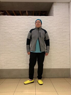 日下部氏さん（メンズ・180cm）の秋コーディネート