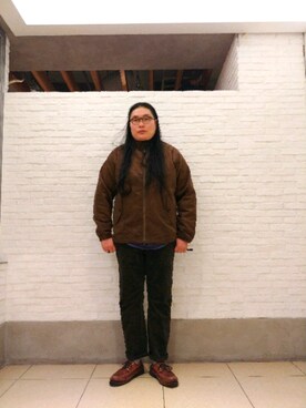 「MANASTASH（マナスタッシュ）のアイテム（ジャケット/アウター）」を使った、日下部氏さん（メンズ・180cm）の秋コーディネート