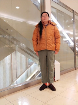 日下部氏さん(メンズ・180cm)の冬コーディネート