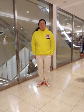 「AlexanderLeeChang（アレキサンダーリーチャン）のアイテム（トップス）」を使った、日下部氏さん（メンズ・180cm）の冬コーディネート