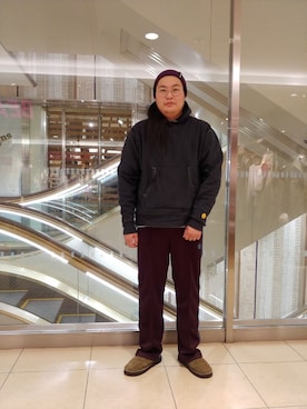 日下部氏さん（メンズ・180cm）の冬コーディネート