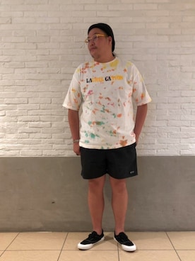 日下部氏さん（メンズ・180cm）の夏コーディネート