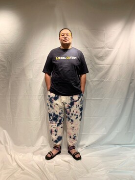 日下部氏さん(メンズ・180cm)の夏コーディネート
