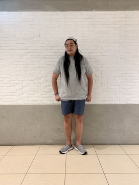 日下部氏さん（メンズ・180cm）の夏コーディネート