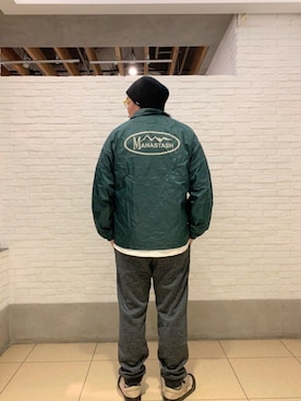 日下部氏さん（メンズ・180cm）の秋コーディネート