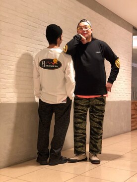 日下部氏さん（メンズ・180cm）の秋コーディネート