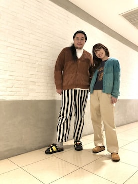 日下部氏さん（メンズ・180cm）の秋コーディネート