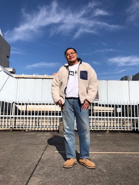 日下部氏さん（メンズ・180cm）の秋コーディネート