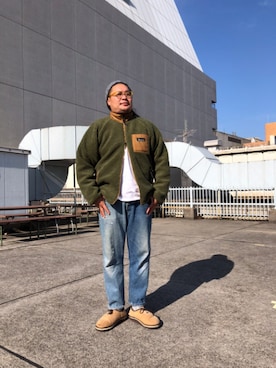 日下部氏さん(メンズ・180cm)の秋コーディネート