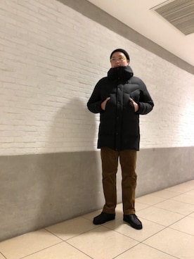 日下部氏さん（メンズ・180cm）の秋コーディネート