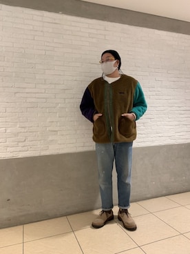 日下部氏さん（メンズ・180cm）の冬コーディネート