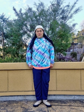 日下部氏さん（メンズ・180cm）の春コーディネート