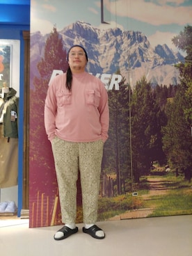 日下部氏さん(メンズ・180cm)の春コーディネート