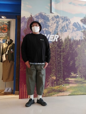 日下部氏さん(メンズ・180cm)の春コーディネート