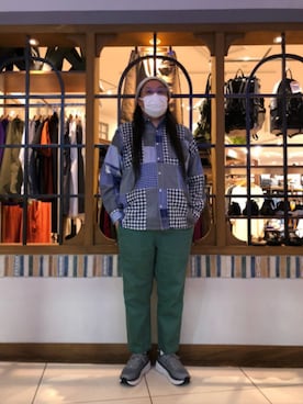 日下部氏さん（メンズ・180cm）の春コーディネート