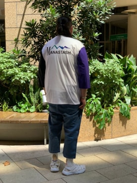 日下部氏さん（メンズ・180cm）の春コーディネート