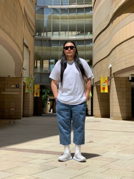 日下部氏さん（メンズ・180cm）の春コーディネート