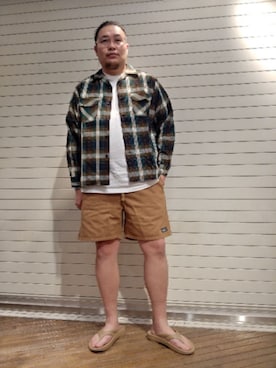 日下部氏さん（メンズ・180cm）の春コーディネート