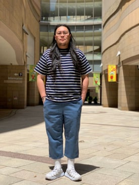 日下部氏さん（メンズ・180cm）の春コーディネート