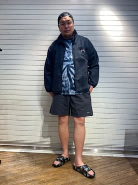 「AlexanderLeeChang（アレキサンダーリーチャン）のアイテム」を使った、日下部氏さん（メンズ・180cm）の春コーディネート