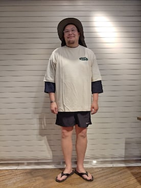 日下部氏さん（メンズ・180cm）の春コーディネート