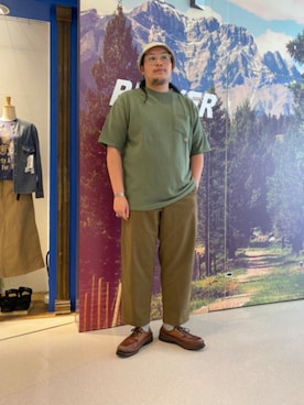 日下部氏さん（メンズ・180cm）の夏コーディネート