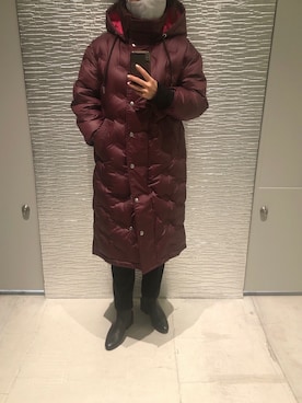 「DIESEL（ディーゼル）のアイテム（その他アウター）」を使った、RM 림さん（レディース・151cm）の冬コーディネート