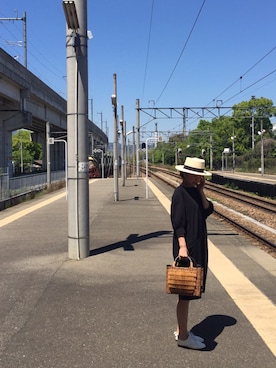 「Native Village（ネイティブヴィレッジ）のアイテム」を使った、ayuさん（レディース・163cm）の秋コーディネート