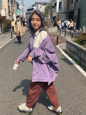 「平成最後のWEARISTAセンバツ」｜「アイテム（ノーカラージャケット）」を使った、maoさん（レディース・153cm）の春コーディネート