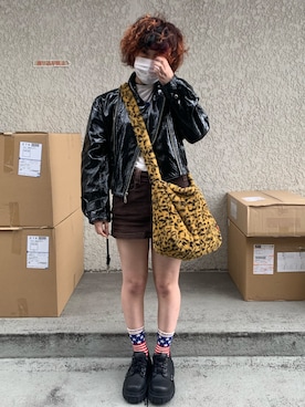「UNIF」｜maoさん（レディース・154cm）の春コーディネート