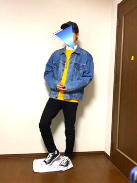 「ドラフトリーバイス」｜「アイテム（帽子）」を使った、SUNさん（メンズ・177cm）の冬コーディネート