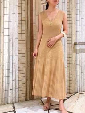 「ドレスワンピ」｜Ruriさん（レディース・162cm）の春コーディネート