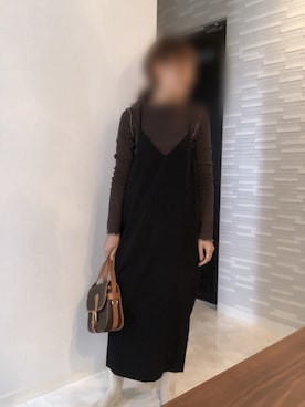 「メロートップス」｜「アイテム（ワンピース）」を使った、kyonkyon12345さん（レディース・154cm）の秋コーディネート