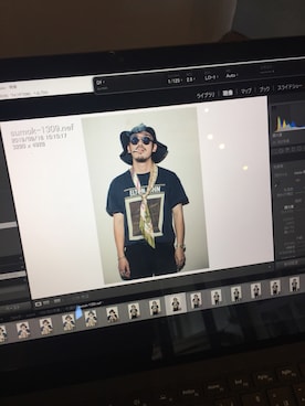 「nonnative(ノンネイティブ)のアイテム(ハット)」を使った、244さん(メンズ・176cm)の秋コーディネート