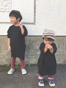 yuukajuさん（キッズ・110cm）の秋コーディネート