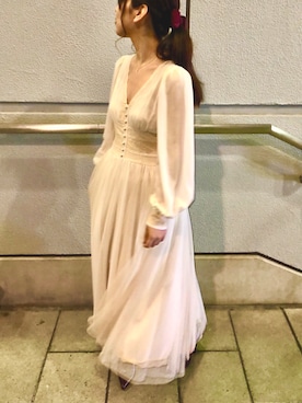 「LA BELLE ETUDE（ラベルエチュード）のアイテム（シューズ）」を使った、Liruさん（レディース・163cm）の冬コーディネート