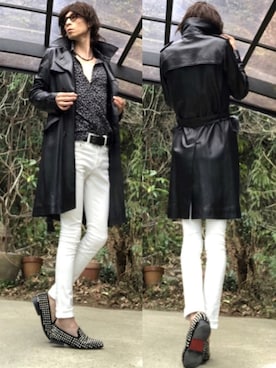 「サンローランパリ」｜「アイテム（その他）」を使った、ジウ  𝓭𝓮𝓳𝓪-𝓿𝓾さん（メンズ・182cm）の春コーディネート
