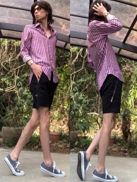 「ポールスミス」｜「アイテム（その他）」を使った、ジウ  𝓭𝓮𝓳𝓪-𝓿𝓾さん（メンズ・184cm）の春コーディネート
