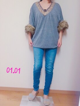 ellyさん（レディース・158cm）の冬コーディネート