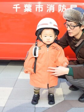 ちーばちゃんさん（キッズ・80cm）の冬コーディネート