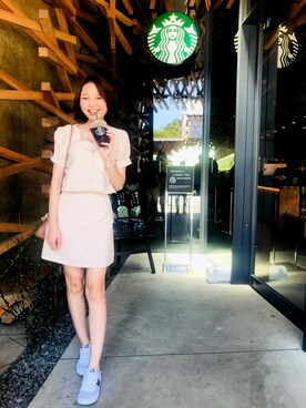 「travel」｜「アイテム（その他トップス）」を使った、Abbyさん（レディース・163cm）の夏コーディネート