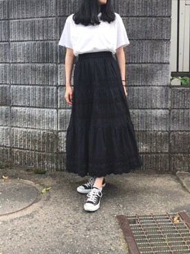 ぽんずさん（レディース・166cm）の春コーディネート