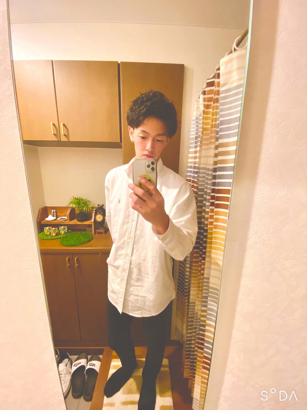 「おしゃれさんと繋がりたい、シンプルコーデ、キレイめ、カジュアル、大人カジュアル、シャツ、お洒落さんとつながりたい」｜「POLO RALPH LAURENのアイテム（シャツ/ブラウス、ホワイト系）」を使った、nagitoさん（メンズ・183cm）の秋コーディネートの1枚目の写真