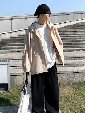 「neos（ネオス）のアイテム」を使った、pppさん（メンズ・165cm）の春コーディネート